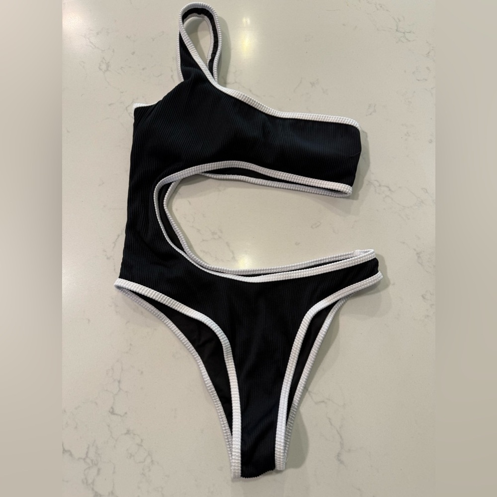 One piece cut out swimsuit